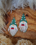 Load image into Gallery viewer, Gnome Fringe Bead Earrings