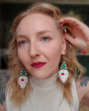Load image into Gallery viewer, Gnome Fringe Bead Earrings