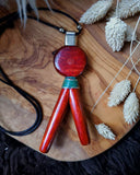 Load image into Gallery viewer, Palo Sangre Turquoise Kuripe - Self Applicator