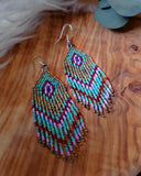 Load image into Gallery viewer, Sage Meadows Fringe Earrings
