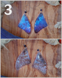 Load image into Gallery viewer, Blue Morpho Butterfly Earrings