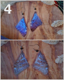 Load image into Gallery viewer, Blue Morpho Butterfly Earrings