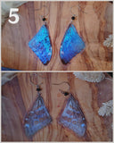 Load image into Gallery viewer, Blue Morpho Butterfly Earrings