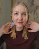 Load image into Gallery viewer, Blue Morpho Butterfly Earrings