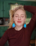 Load image into Gallery viewer, Blue Morpho Butterfly Earrings