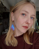 Load image into Gallery viewer, Blue Morpho Butterfly Earrings