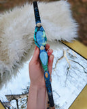 Load image into Gallery viewer, Astral Water Communication Tepi with Blue Opal and Sea Shells