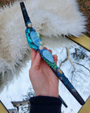 Load image into Gallery viewer, Astral Water Communication Tepi with Blue Opal and Sea Shells