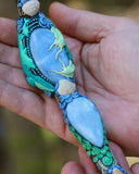 Load image into Gallery viewer, Astral Water Communication Tepi with Blue Opal and Sea Shells