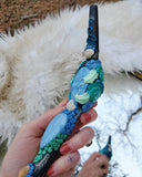 Load image into Gallery viewer, Astral Water Communication Tepi with Blue Opal and Sea Shells