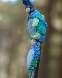Load image into Gallery viewer, Astral Water Communication Tepi with Blue Opal and Sea Shells