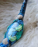 Load image into Gallery viewer, Astral Water Communication Tepi with Blue Opal and Sea Shells