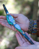 Load image into Gallery viewer, Astral Water Communication Tepi with Blue Opal and Sea Shells