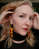 Load image into Gallery viewer, Autumn Harvest Fringe Earrings