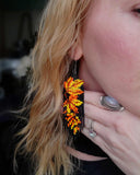 Load image into Gallery viewer, Autumn Harvest Fringe Earrings