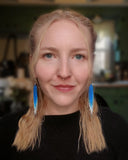 Load image into Gallery viewer, Goddess in Flight Fringe Earrings