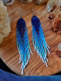 Load image into Gallery viewer, Goddess in Flight Fringe Earrings