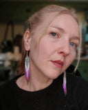 Load image into Gallery viewer, Goddess in Flight Fringe Earrings