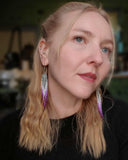 Load image into Gallery viewer, Goddess in Flight Fringe Earrings