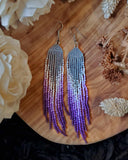 Load image into Gallery viewer, Goddess in Flight Fringe Earrings