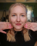 Load image into Gallery viewer, Love Frequency Fringe Earrings