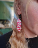 Load image into Gallery viewer, Love Frequency Fringe Earrings