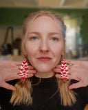 Load image into Gallery viewer, Love Frequency Fringe Earrings