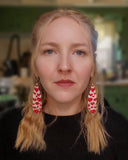 Load image into Gallery viewer, Love Frequency Fringe Earrings