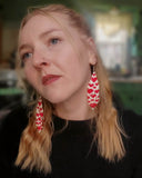 Load image into Gallery viewer, Love Frequency Fringe Earrings