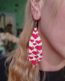 Load image into Gallery viewer, Love Frequency Fringe Earrings