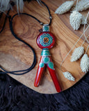 Load image into Gallery viewer, Palo Sangre Turquoise Kuripe - Self Applicator