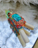 Load image into Gallery viewer, Natures Whimsy Kuripe with Chrysocolla, Ethiopian Opal, and Angel Aura Quartz