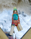 Load image into Gallery viewer, Natures Whimsy Kuripe with Chrysocolla, Ethiopian Opal, and Angel Aura Quartz