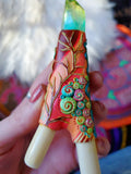 Load image into Gallery viewer, Natures Whimsy Kuripe with Chrysocolla, Ethiopian Opal, and Angel Aura Quartz