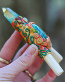 Load image into Gallery viewer, Natures Whimsy Kuripe with Chrysocolla, Ethiopian Opal, and Angel Aura Quartz