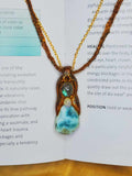 Load image into Gallery viewer, Atlantis Healer Necklace- Larimar, Labradorite, and Rainbow Moonstone