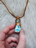 Load image into Gallery viewer, Atlantis Healer Necklace- Larimar, Labradorite, and Rainbow Moonstone