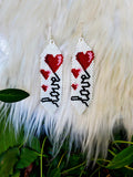 Load image into Gallery viewer, Where is the LOVE Beaded Earrings