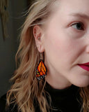 Load image into Gallery viewer, Monarch Flight Fringe Earrings