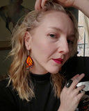 Load image into Gallery viewer, Monarch Flight Fringe Earrings