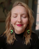 Load image into Gallery viewer, Aurora Nightsky Fringe Earrings