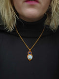 Load image into Gallery viewer, Reclaim Feminine Embodiment with Rainbow Moonstone and Lapis Lazuli