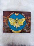 Load image into Gallery viewer, BOX: Moth and Moon Phase Medicine Box