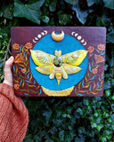 Load image into Gallery viewer, BOX: Moth and Moon Phase Medicine Box