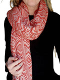 Load image into Gallery viewer, Red/Orange Alpaca Scarf