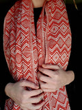 Load image into Gallery viewer, Red/Orange Alpaca Scarf