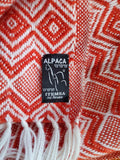 Load image into Gallery viewer, Red/Orange Alpaca Scarf