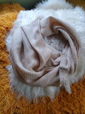 Load image into Gallery viewer, White and Beige Alpaca Scarf